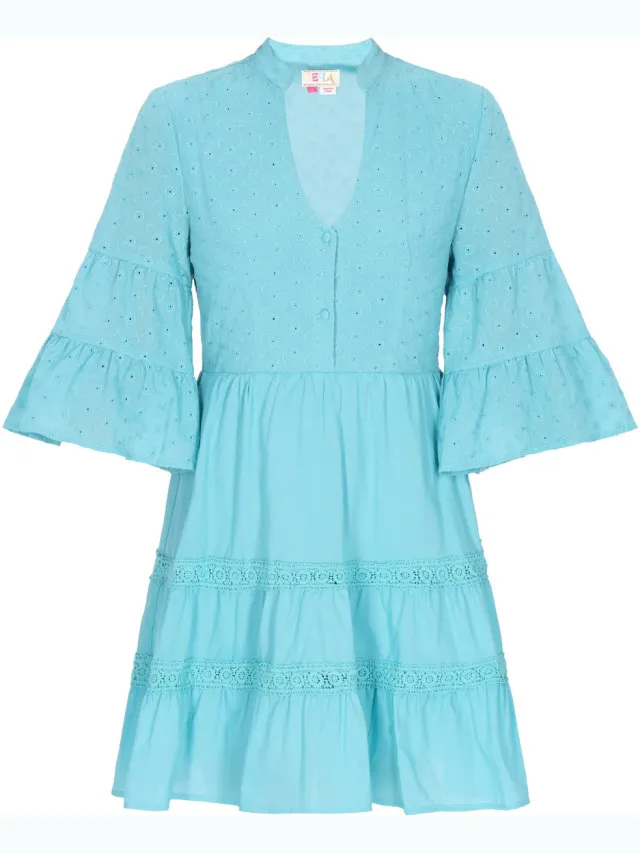 IZIA jurk aqua