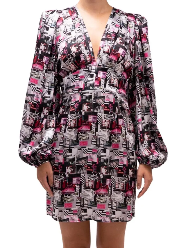 Silvian Heach Vestit Corto Jurk Multicolor