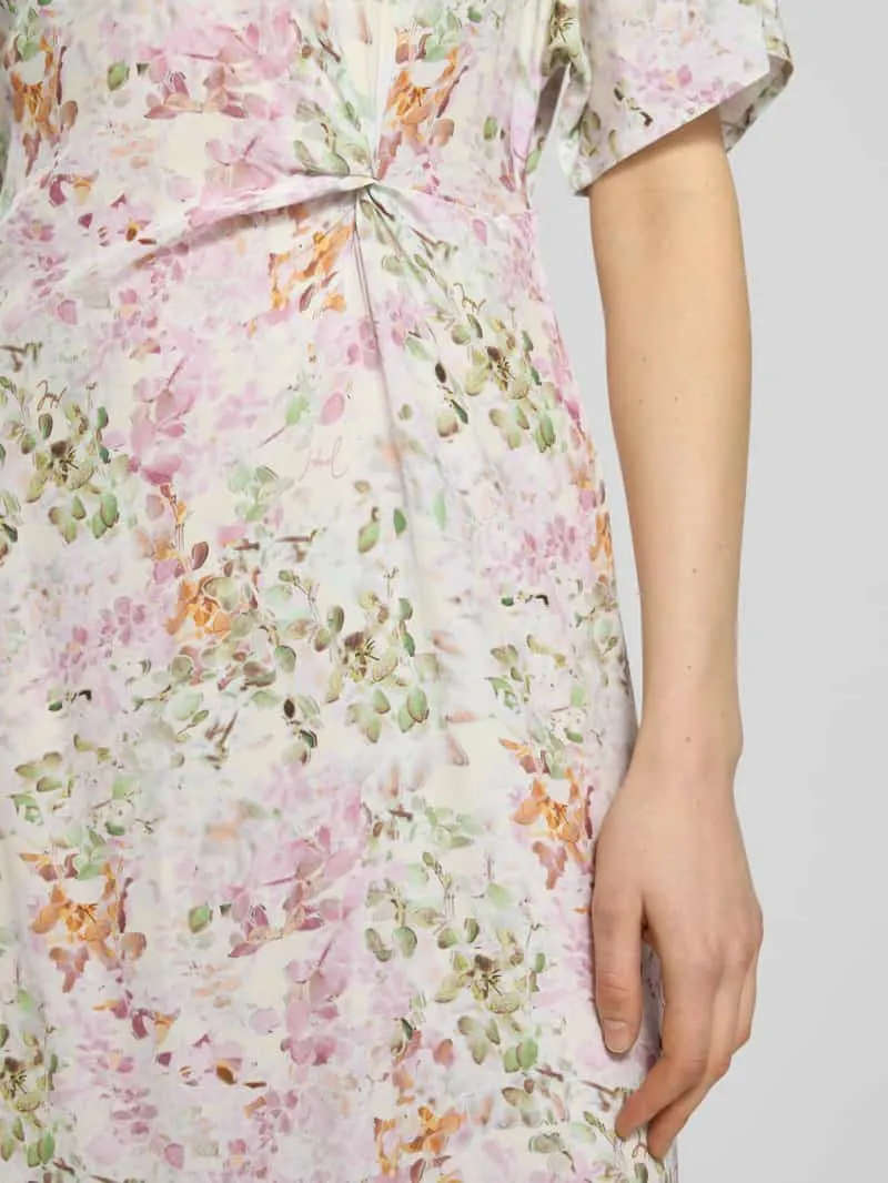 Joop! Midijurk van viscose model 'Dela2' lichtroze, foto 3
