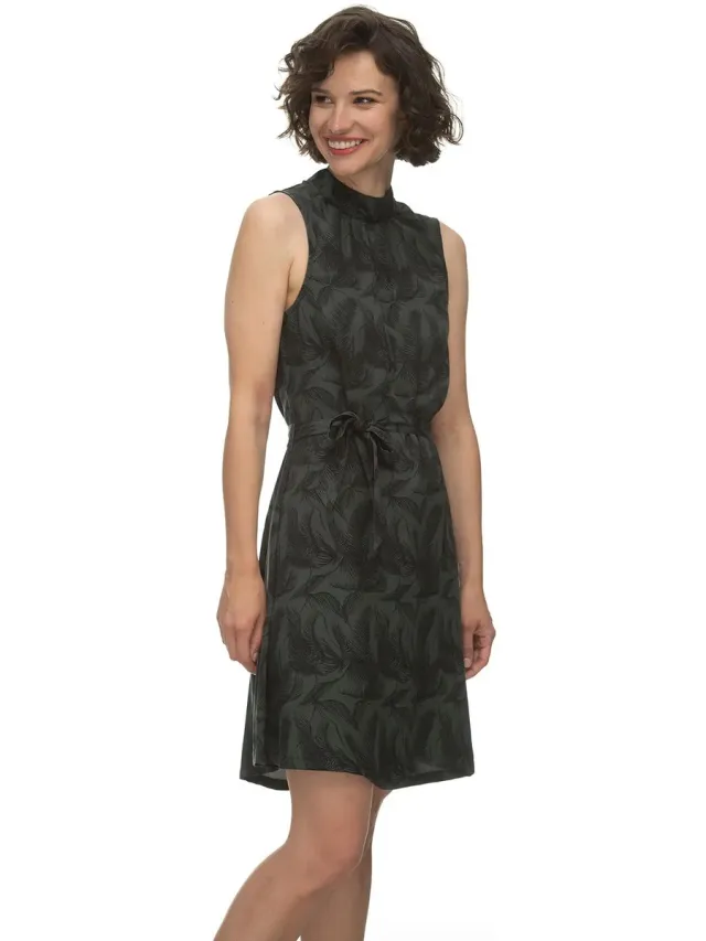 Ragwear Mouwloze biologische jurk voor dames Ragwear Angyc donkergroen