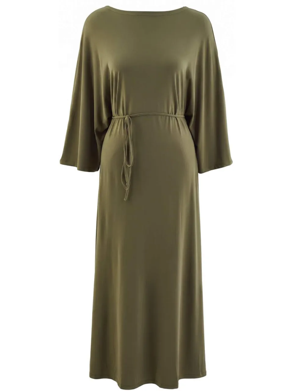 Trendyol Modest Dames Kaki Effen Maxi Lang A-lijn Modest Jurken, foto 2