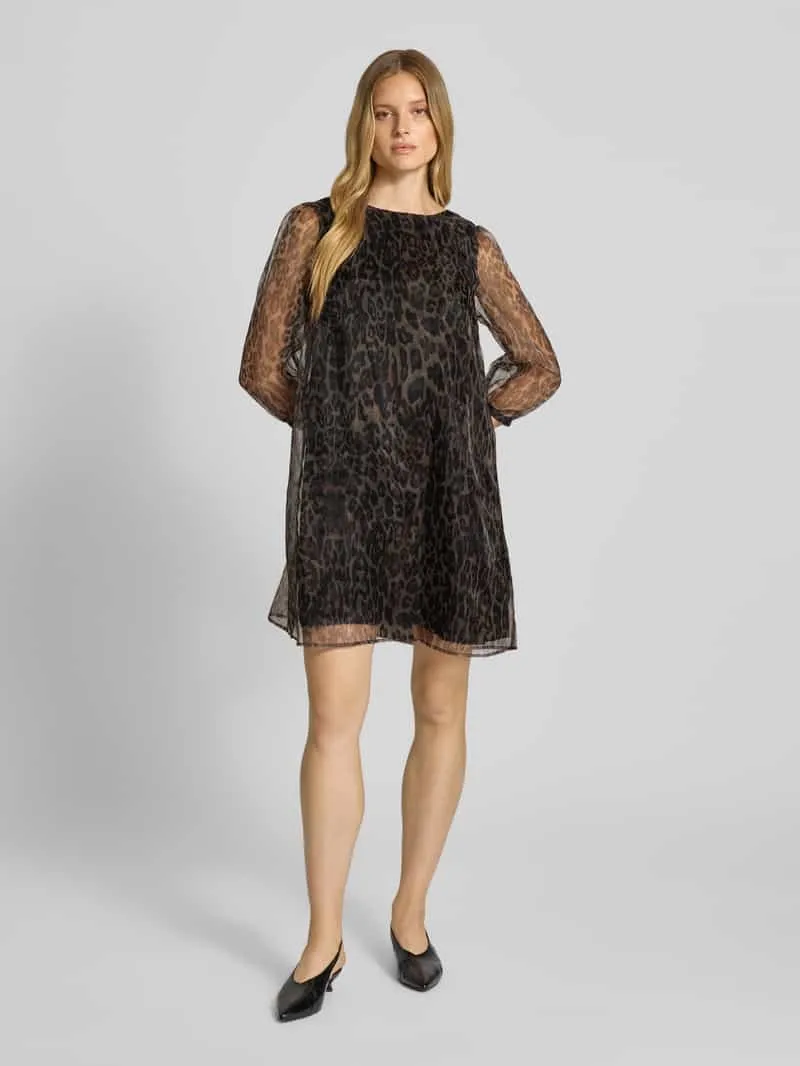 Christian Berg Woman Selection Knielange jurk met 3/4-mouwen Beige