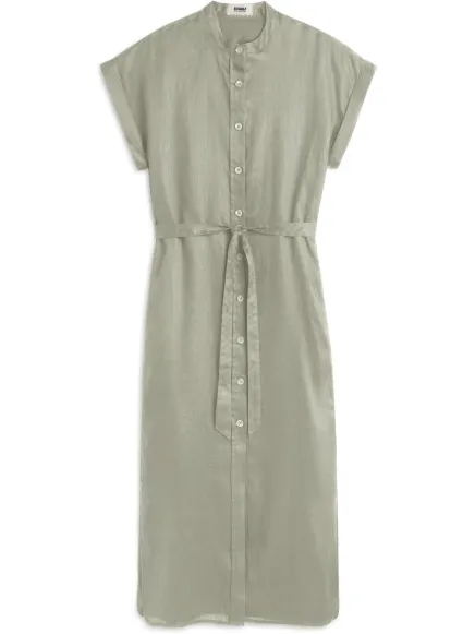 Ecoalf Women's Amatista Dress - Jurk, grijs/olijfgroen