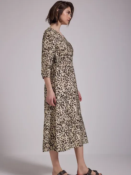 Street One Studio Midi-jurk met leoprint bruin, foto 2