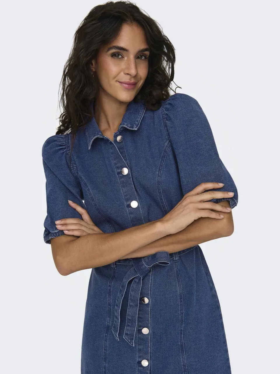 Only spijkerjurk ONLVIBBE medium blue denim, foto 4
