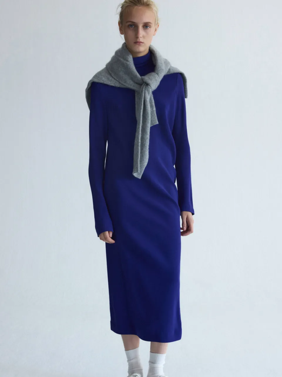 Mango midi jurk - blauw, foto 4