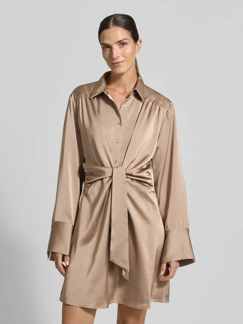 NEO NOIR Biria overhemdjurk taupe, foto 4