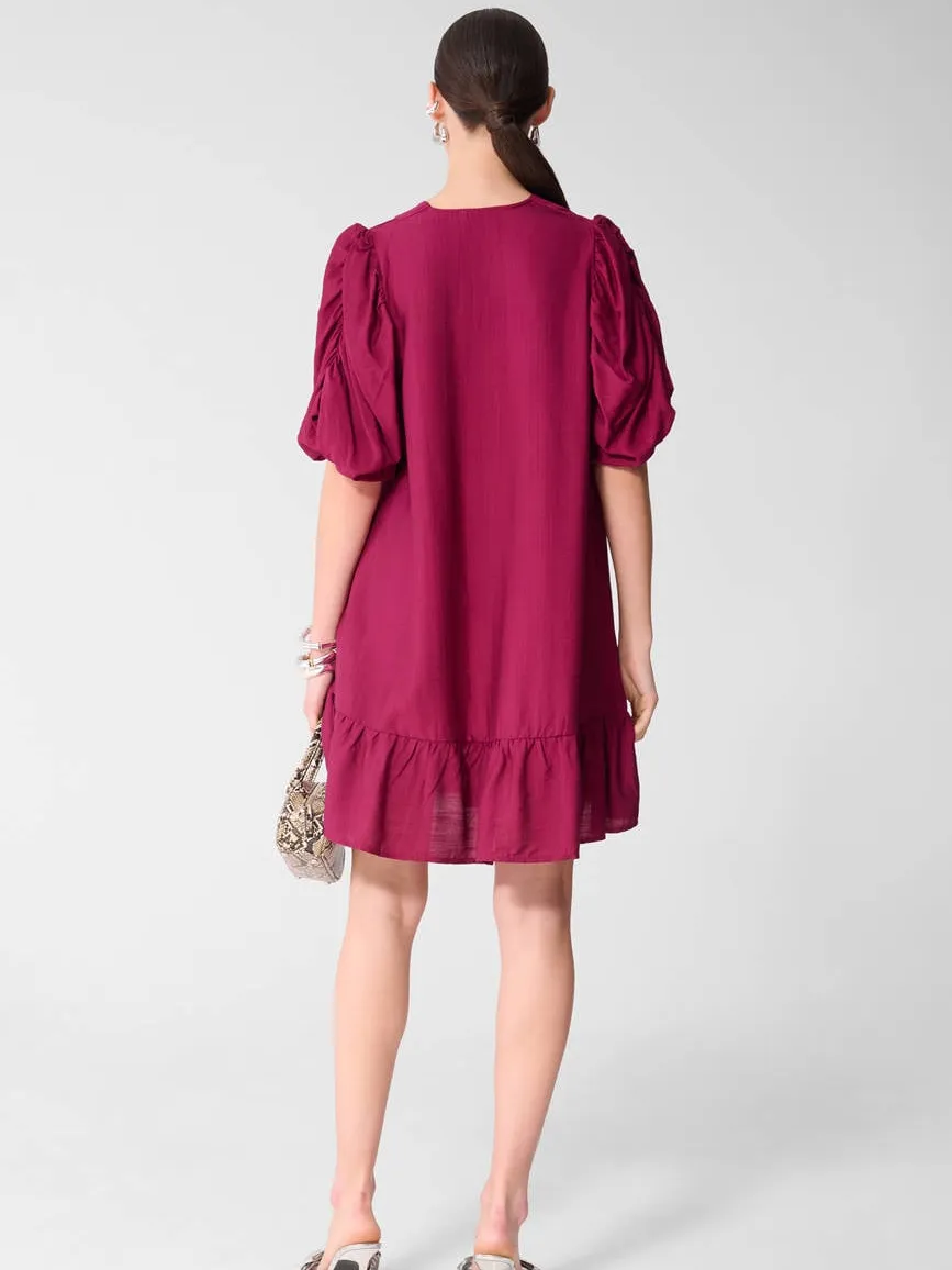 Shoeby korte zomerjurk - roze, foto 5