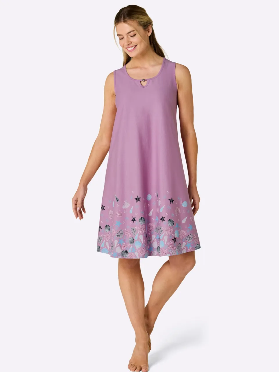 Zomerjurk orchidee/aqua