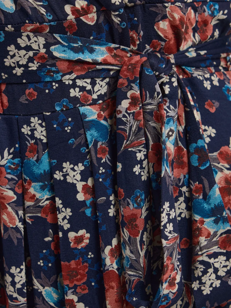 Yours Blauwe Bloemenprint Wikkeljurk-52, foto 4