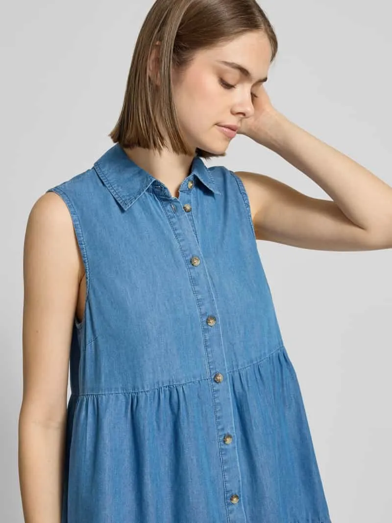 Only BEA SIESTA minijurk blauw, foto 4