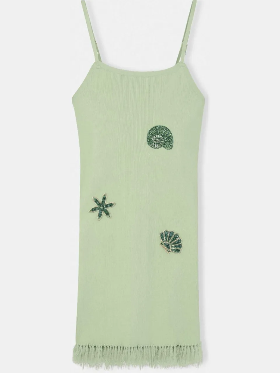 Trendyol TRENDYOLMİLLA Dames Groen Geborduurd Kort / Mini Mouwloos Casual Bodycon Jurken, foto 2