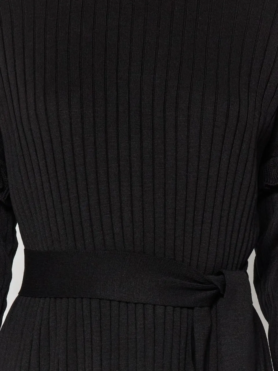 Trendyol Modest Dames Zwart Maxi Lang Casual Recht Modest Jurken, foto 2