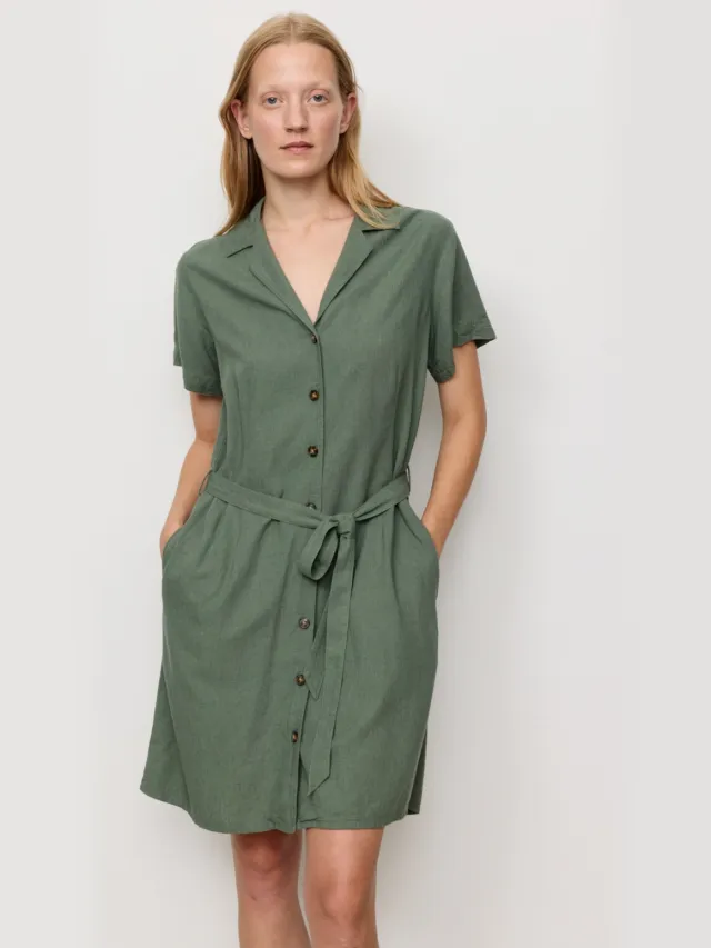 recolution dames vegan Jurk Yucca Kaki