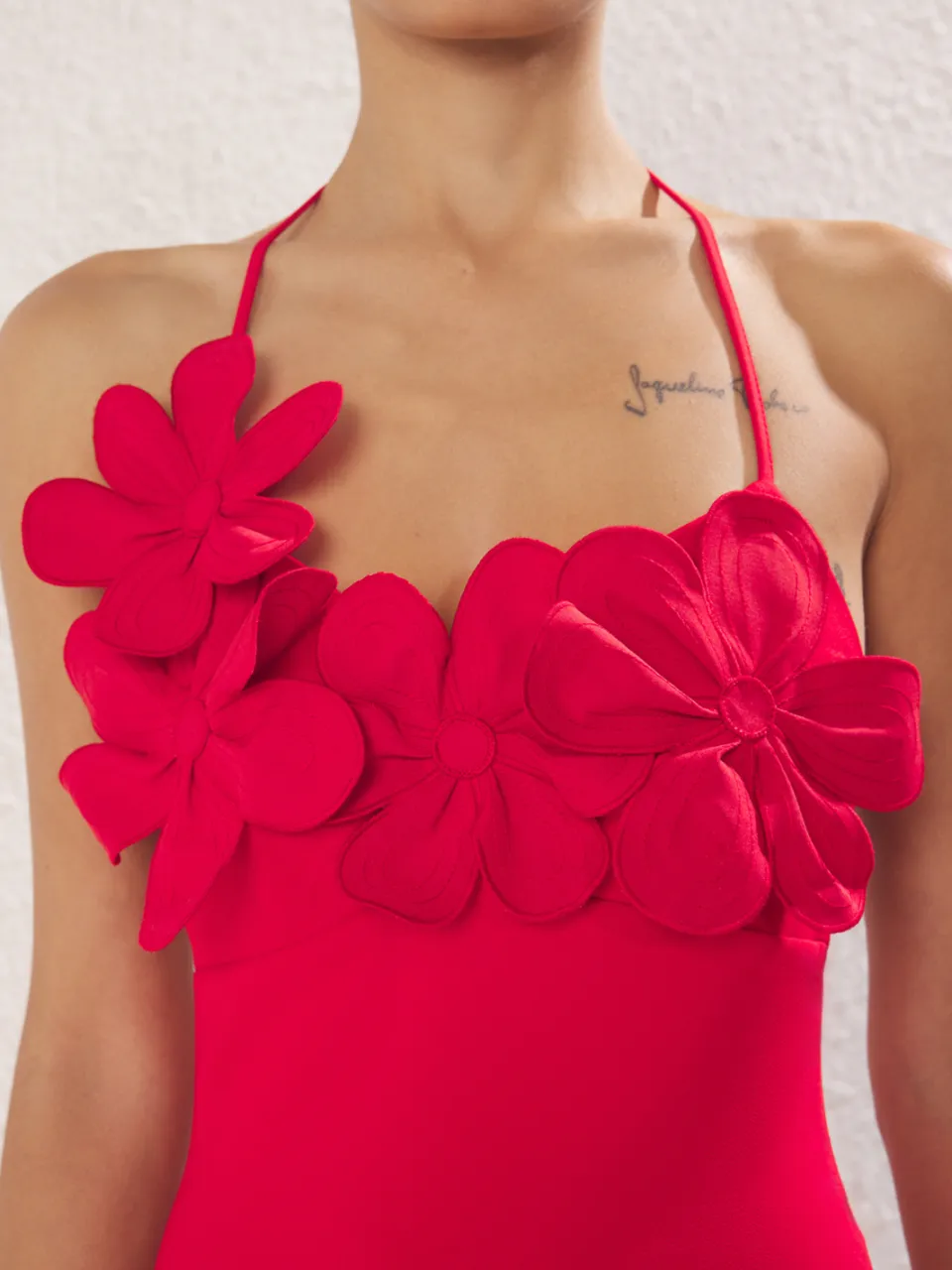 Trendyol TRENDYOLMİLLA Dames Rood Effen Maxi Mouwloos Diploma-uitreiking / Gala Recht Avond & Gala Jurk, foto 2