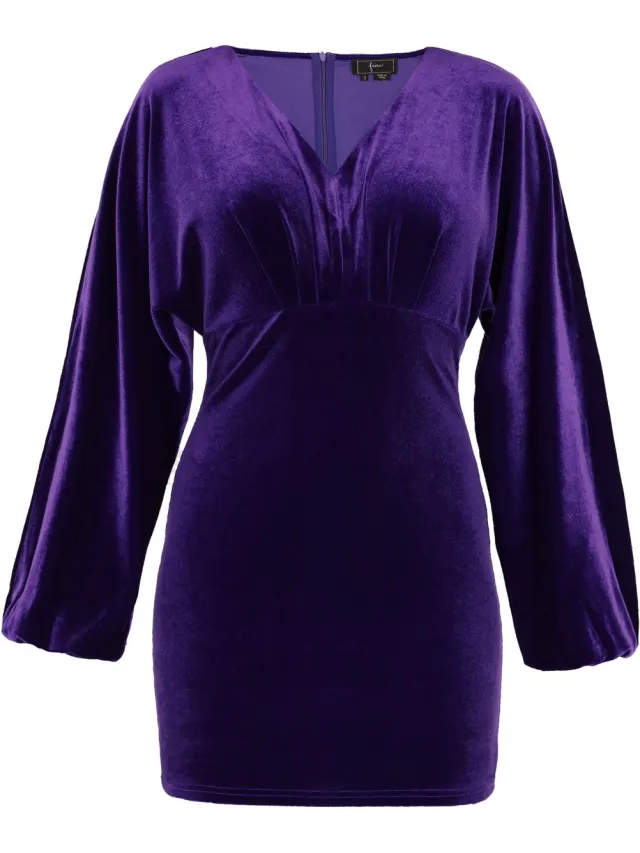 Faina Jurk violet