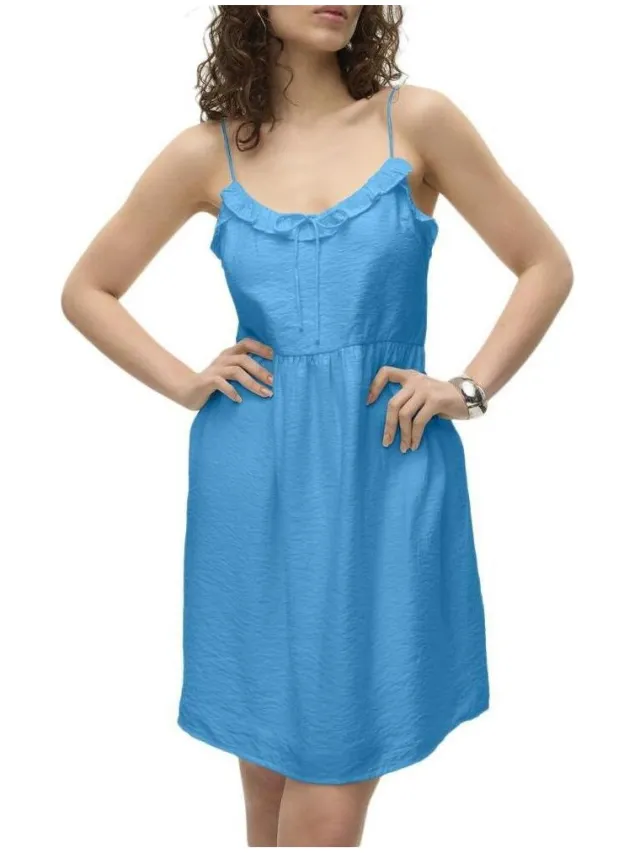 Vero Moda Korte Jurk Vero Moda Wicky Blauw