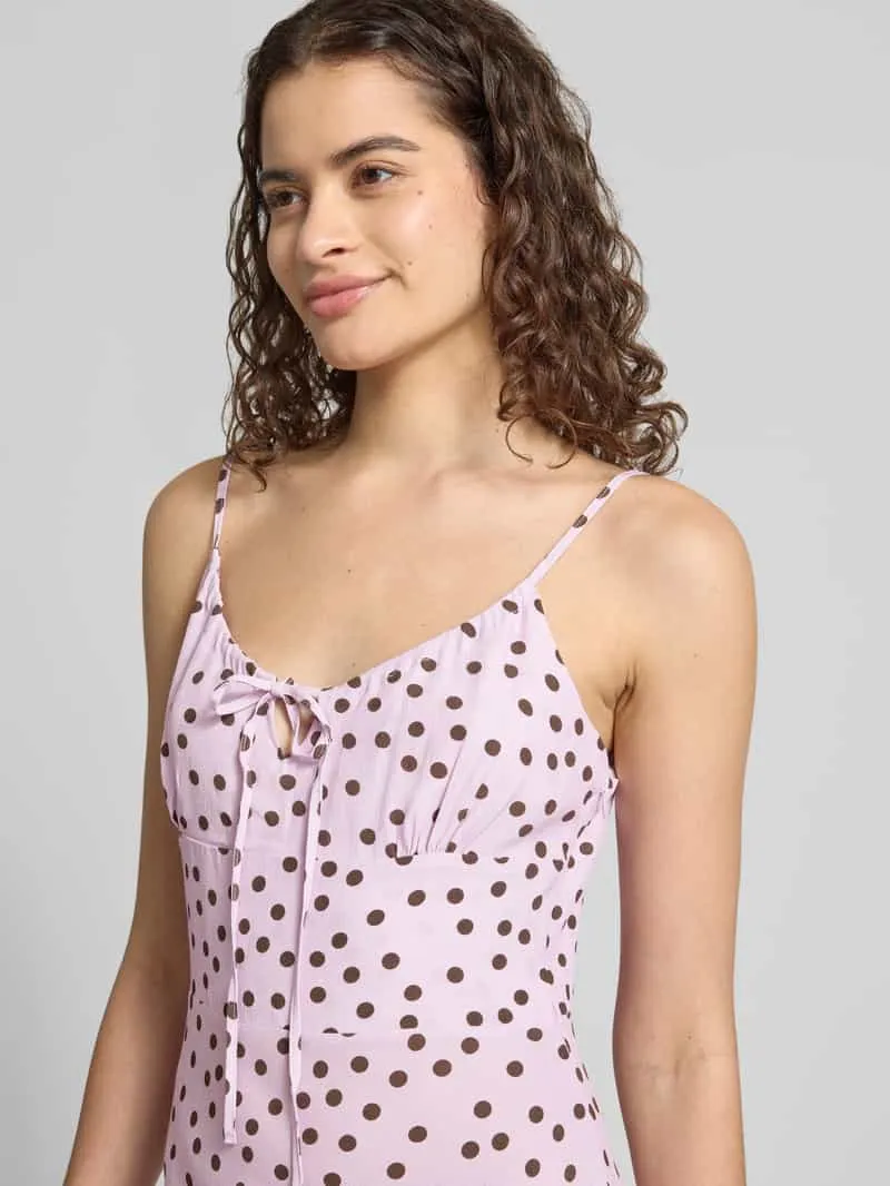 LeGer Maxi-jurk in all-over look model 'Fleur' lila, foto 5