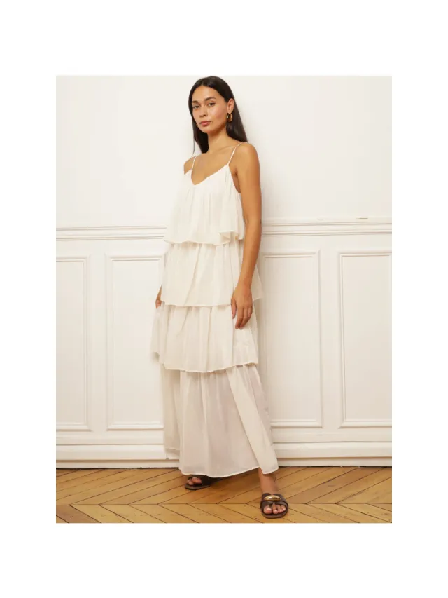 La Modeuse Jurk La Modeuse 79068_P188300 Beige