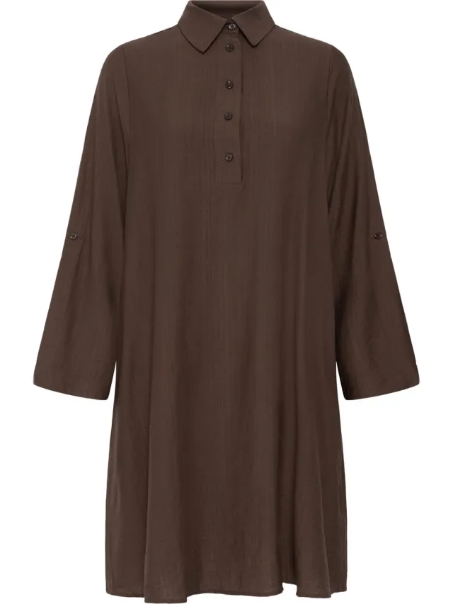 Fransa FRLELI DR 2 - Dames - Midi jurken Hot Fudge