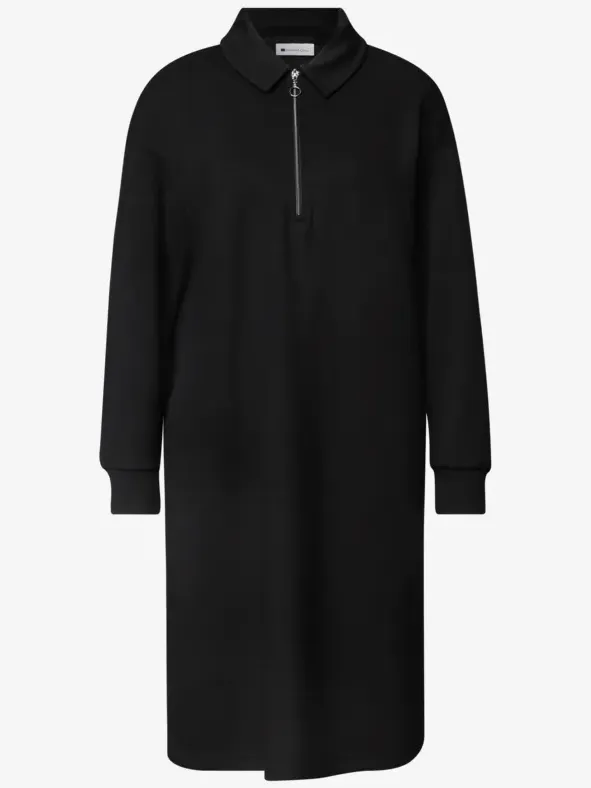 Street One Kniehoge sweaterjurk met ritsdetail zwart, foto 3
