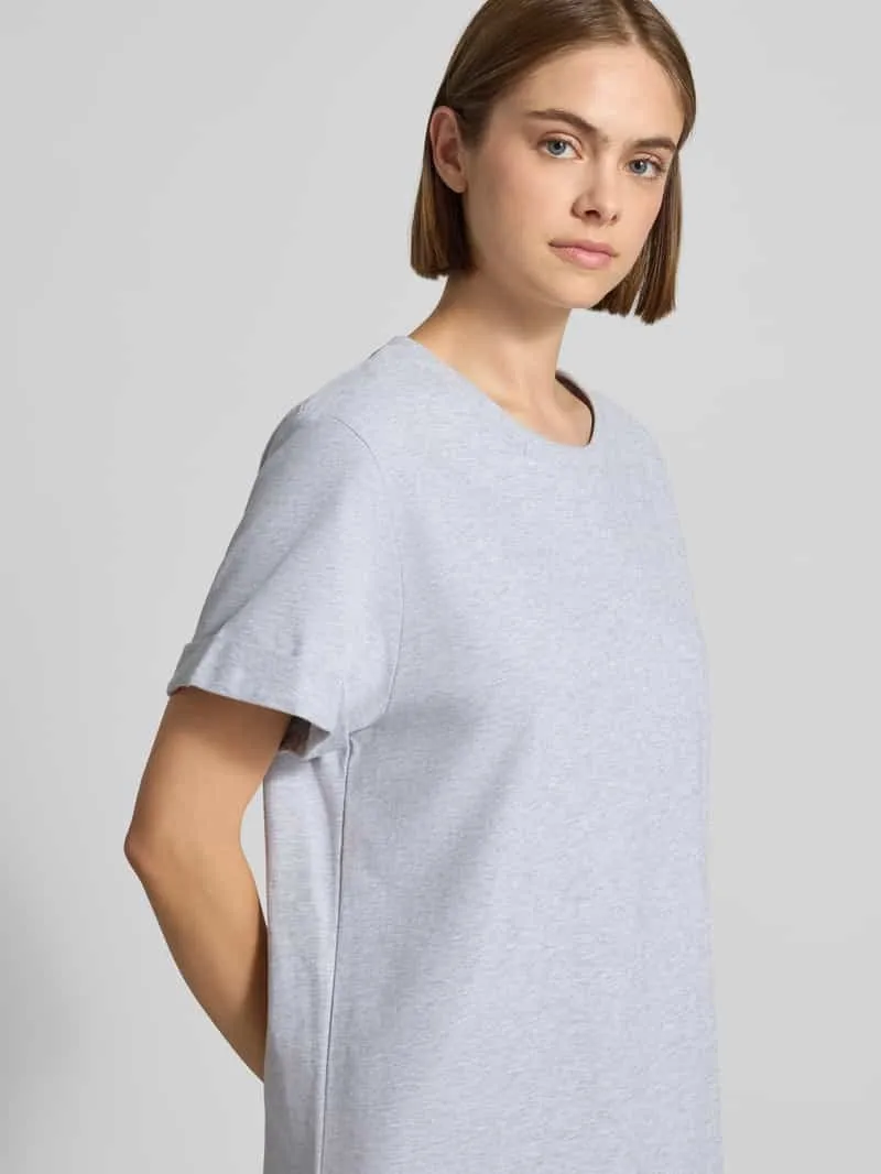 OH APRIL maxi-jurk met ronde hals model 'Juli' middengrijs gemêleerd, foto 3
