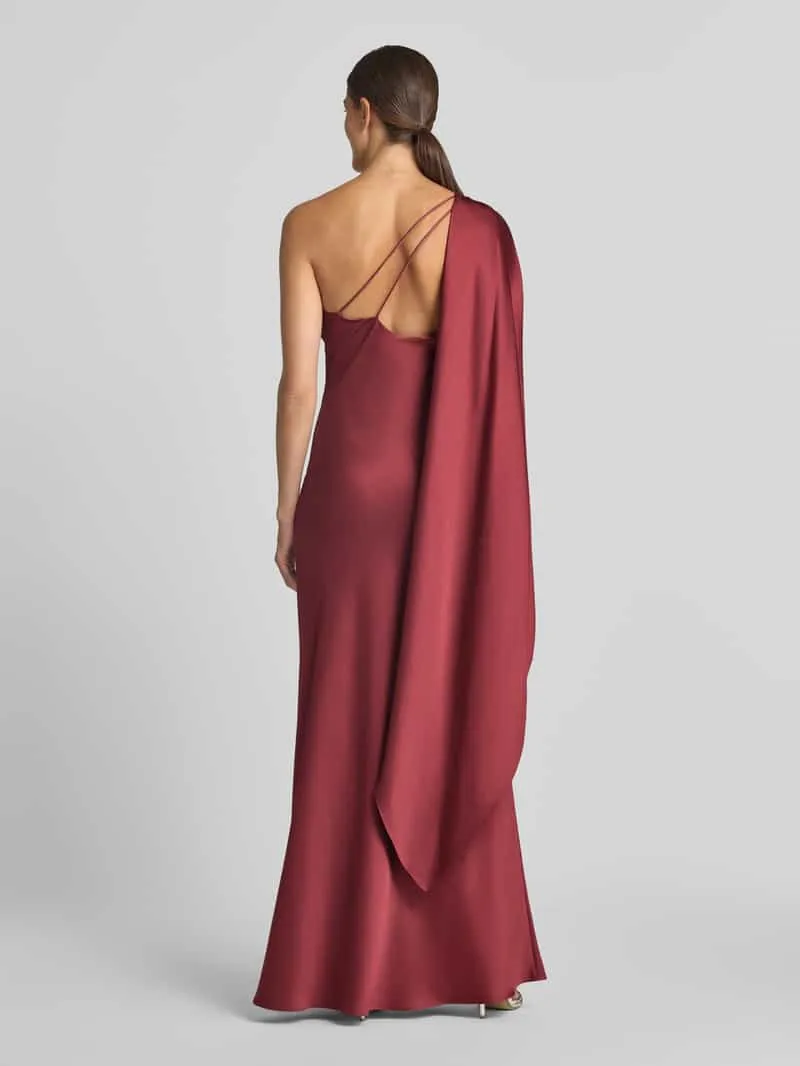 Jake*s Cocktail Nauwsluitende avondjurk met viscose roestrood, foto 2