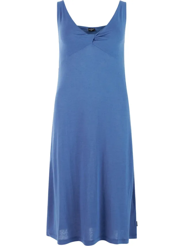 Protest PRTStila - Midi-jurk Dames - Normale pasvorm - Knielengte - Zwart Gladio Blue