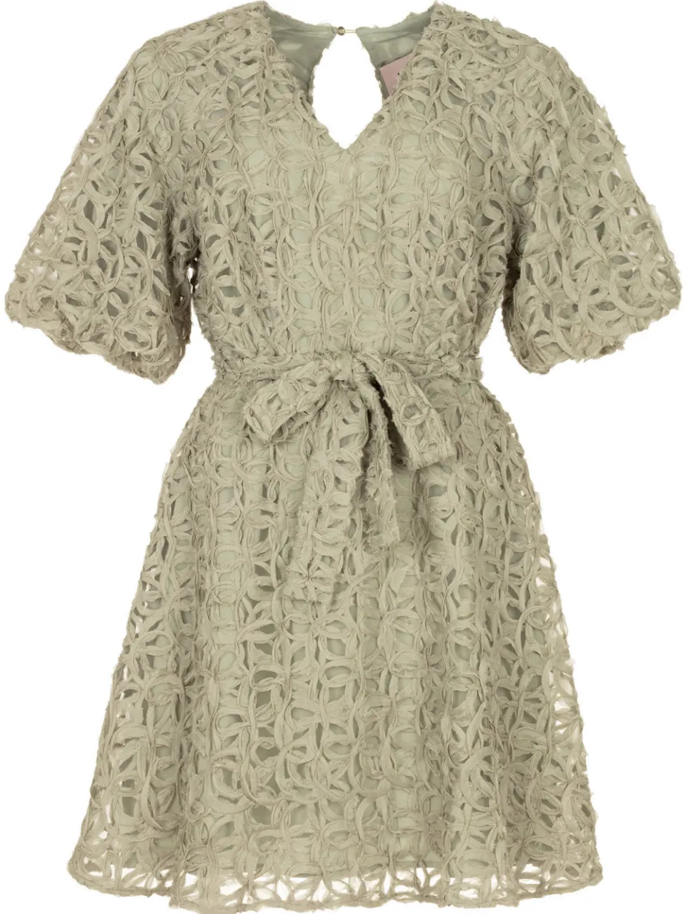Freebird mini jurk groen, foto 2