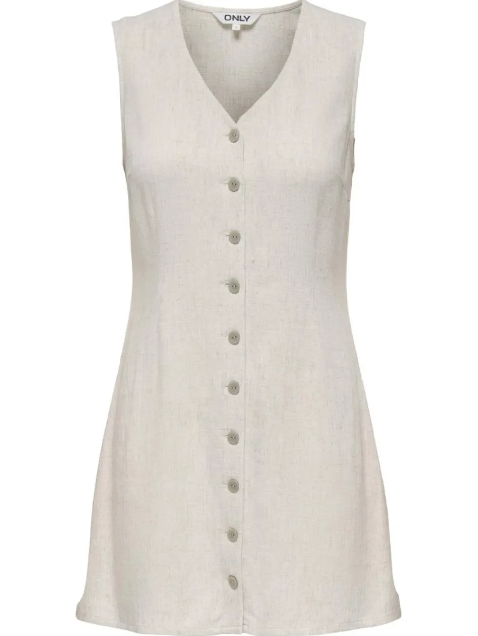 Only getailleerde vrijetijdsjurk beige, foto 4