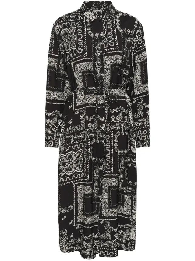 Kaffe Dameshemdjurk KAFFE Gardenia black