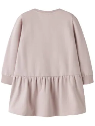 NAME IT MINI midi sweatjurk lichtroze, foto 2