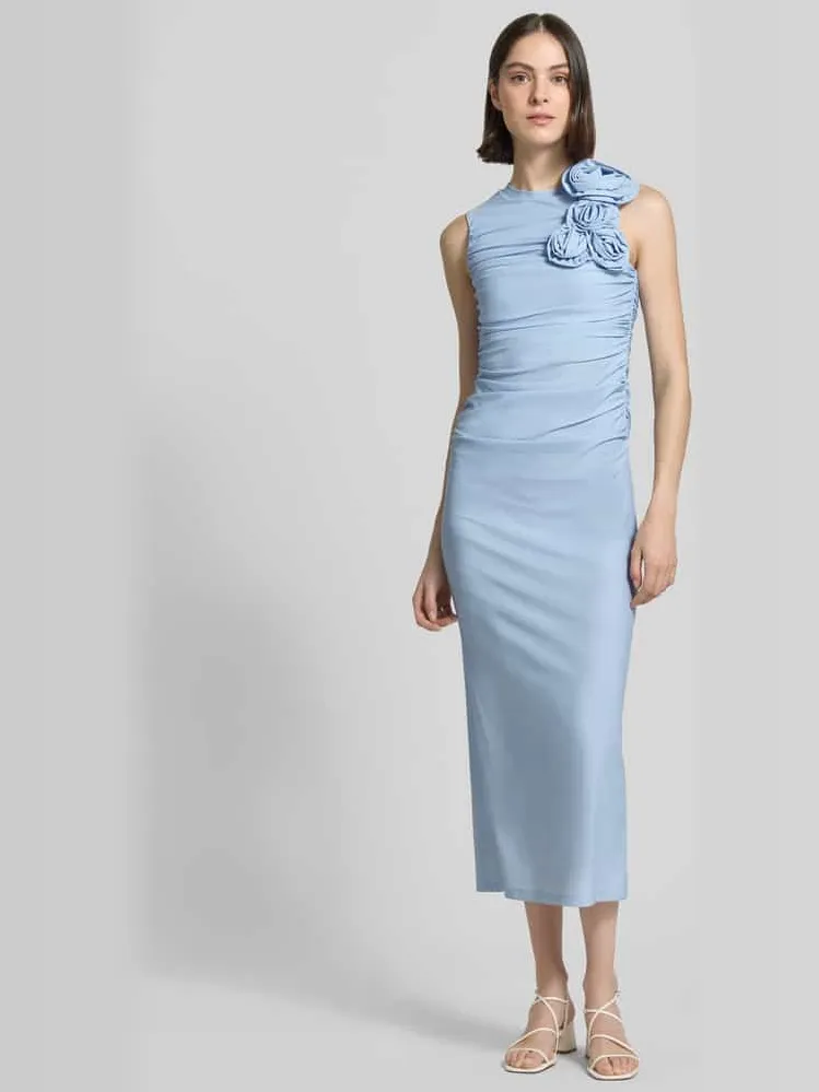 Yas Yasdona SL maxi-jurk lichtblauw