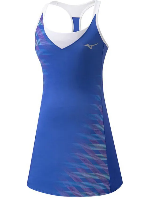 Mizuno Tennis Dames Blauw Jurkje