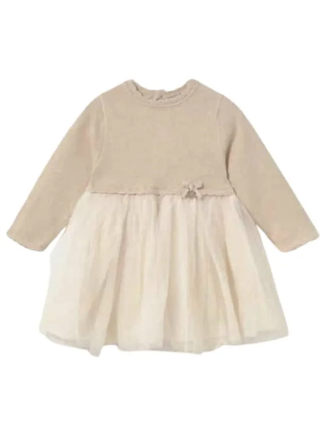 Mayoral Dress - 34 Beige vigo