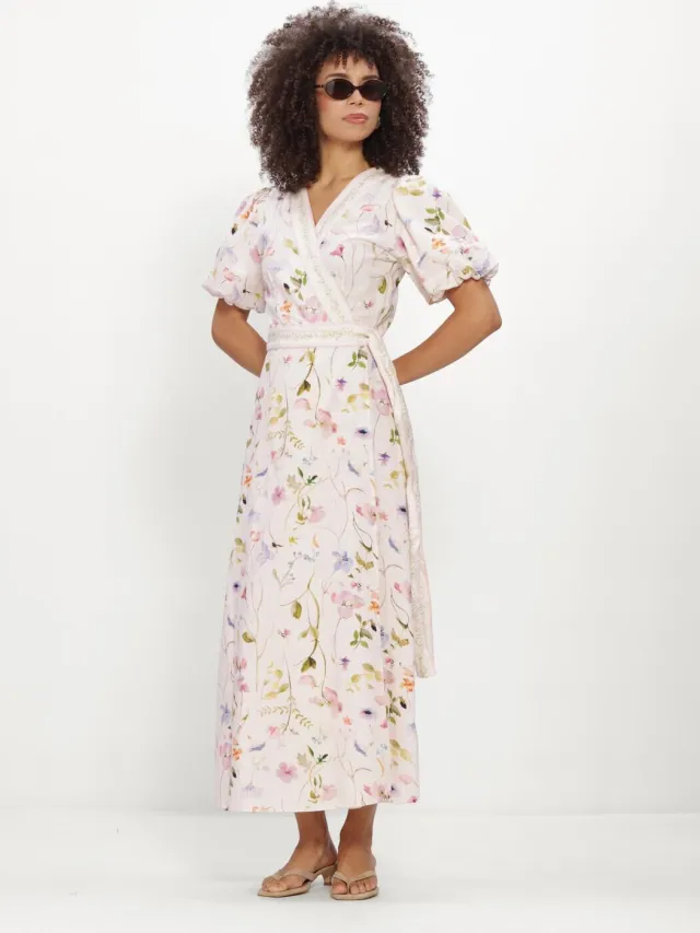 NEO NOIR Dames Jurken Clarine Flower Dress - Multi