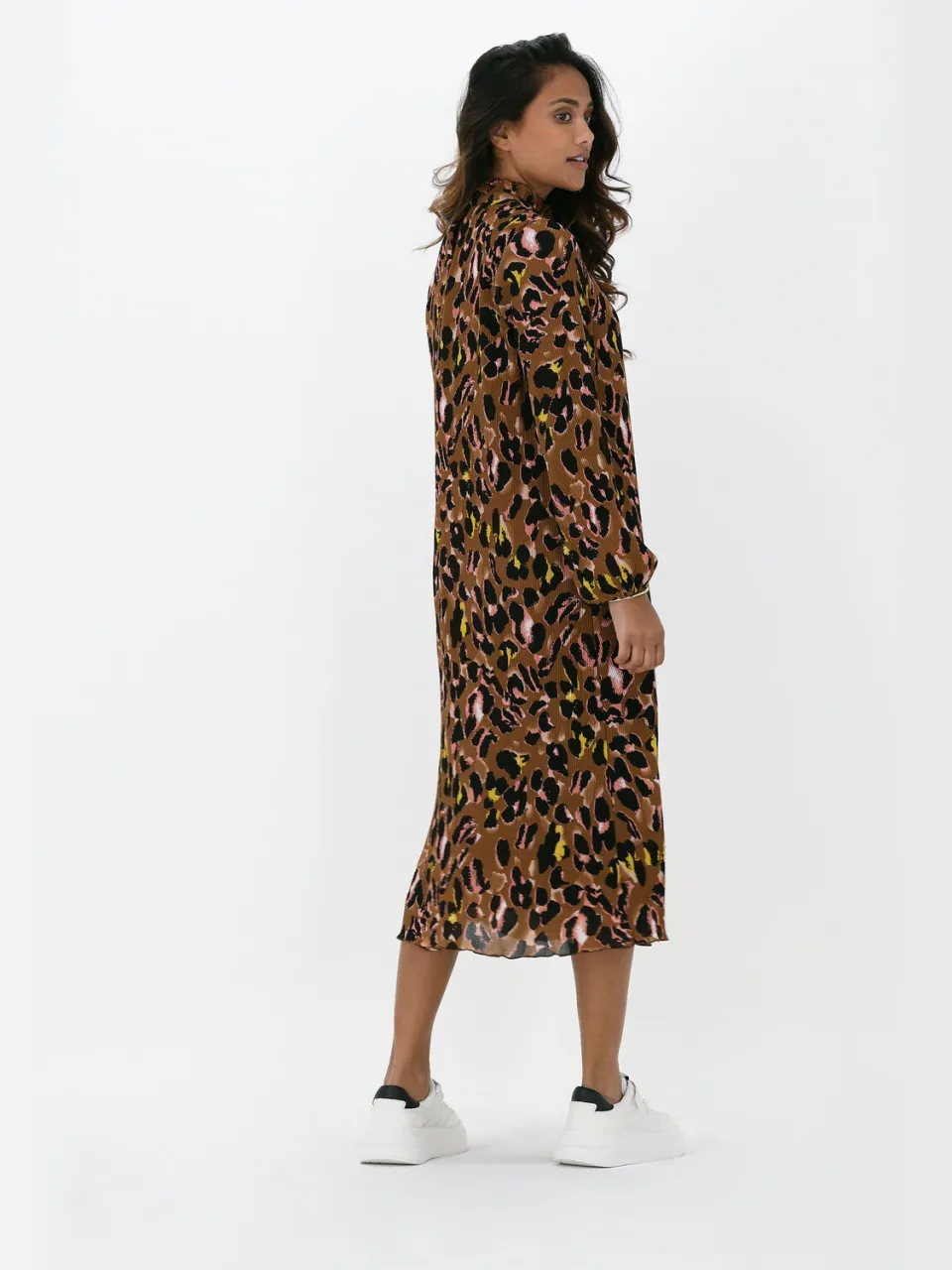 Y.A.S. YAS Dames Jurken Yaspippa Ls Midi Dress S. - Bruin, foto 3