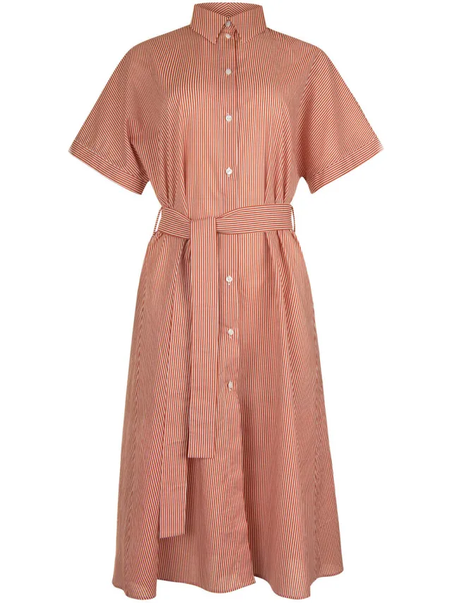 Jurk Lisca Zomerjurk met slipe mouwen LASCARI rood