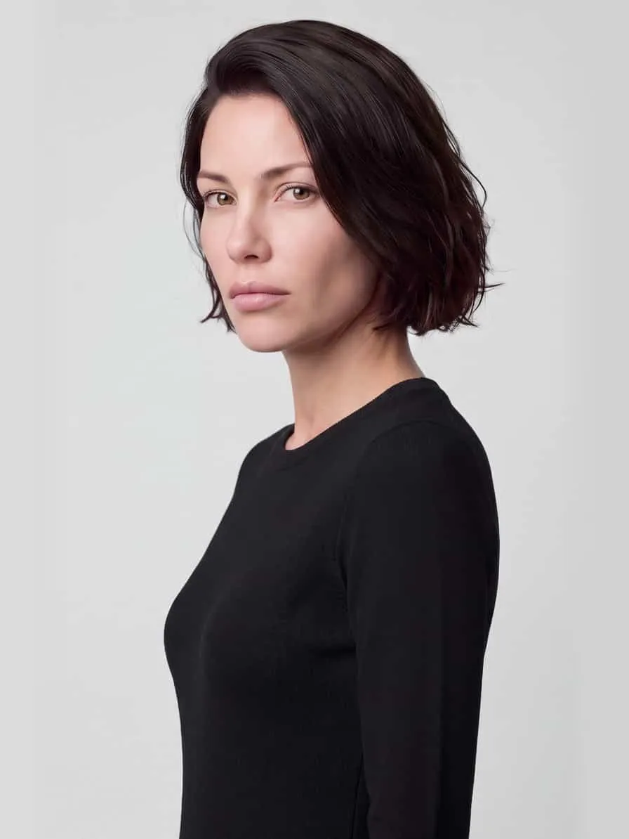 Vero Moda Tricotjurk met zijsplitten zwart, foto 5