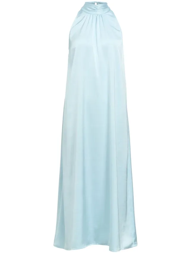 OBJECT COLLECTORS ITEM Object Maxi jurk Satijnen winter sky
