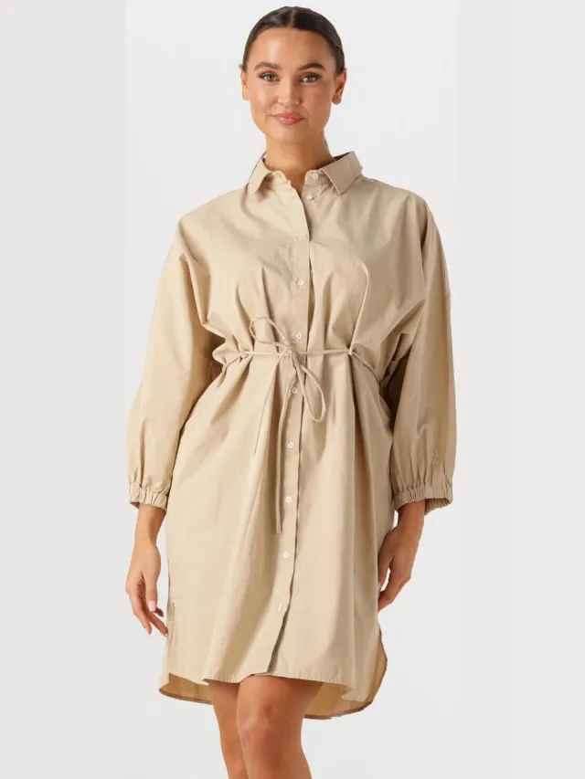 Moscow Dames Jurken 147-06-havanadress - Beige