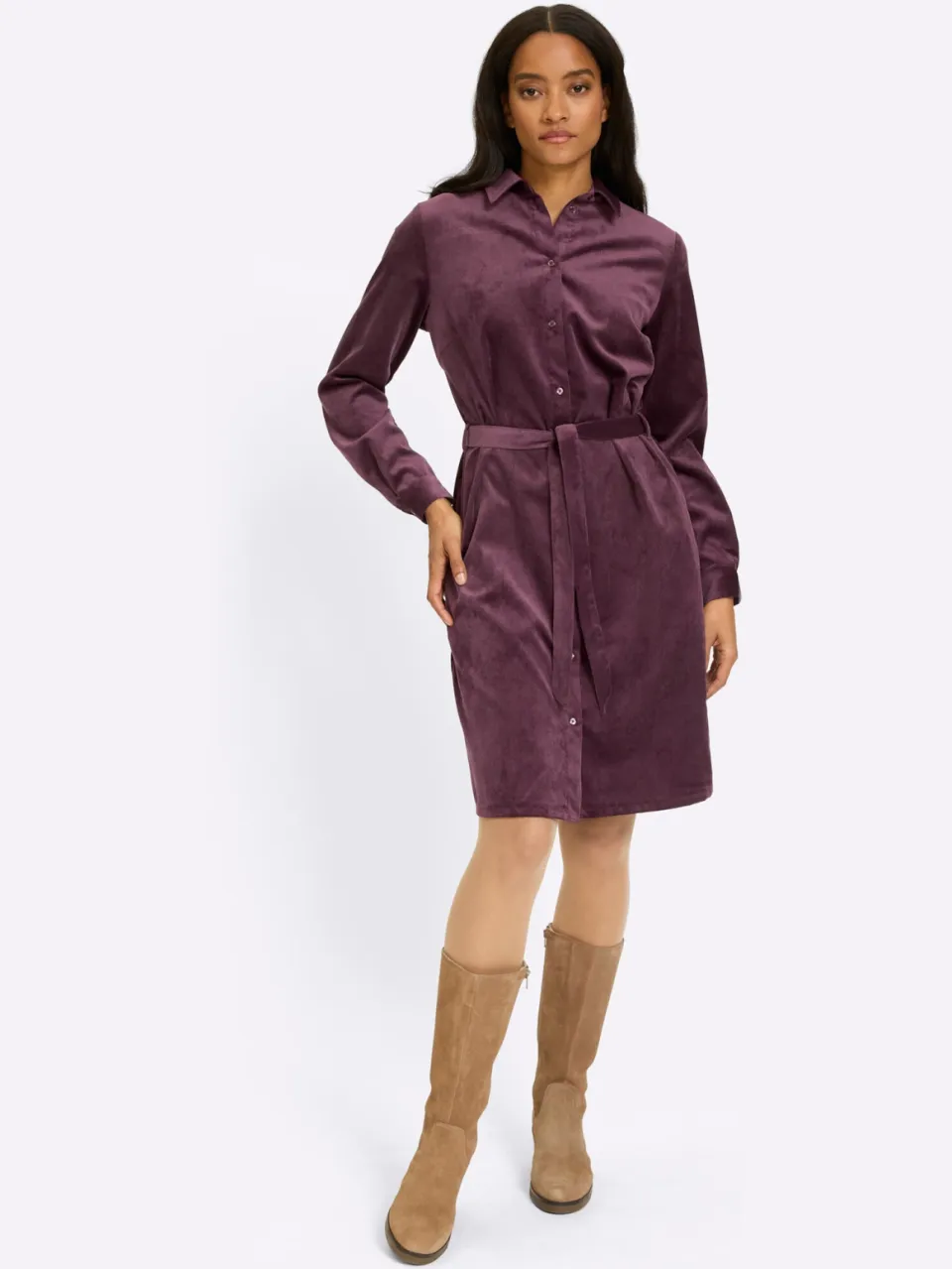 Vrijetijdsjurk bordeaux
