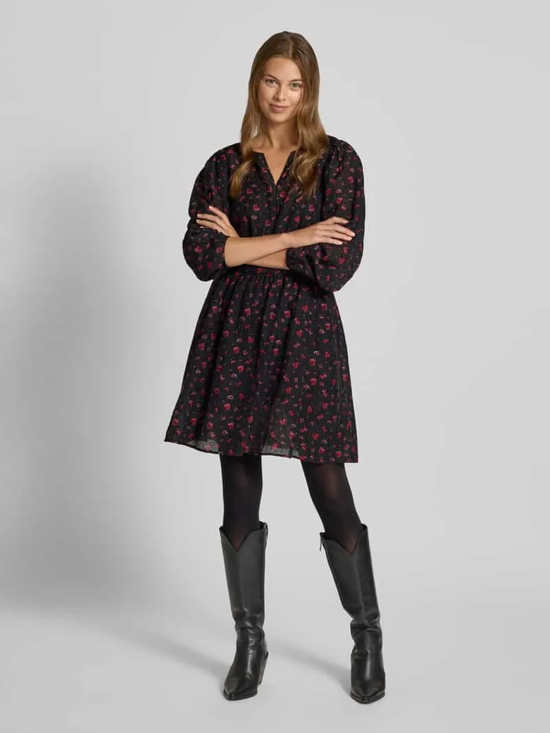 MSCH Copenhagen Mini-jurk van een mix van viscose en elastaan, model 'Nancy' zwart, foto 3