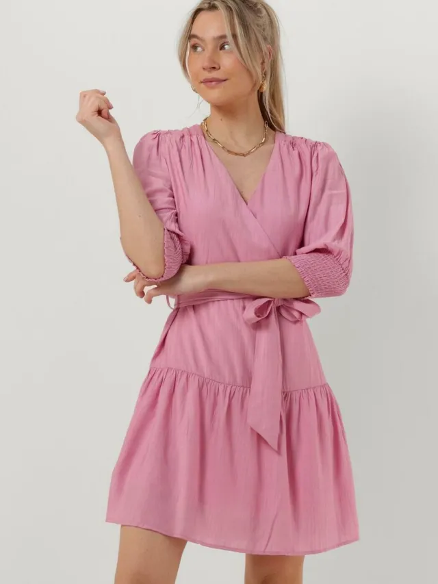 Minus Salmia Short Dress 3/4 Jurken Dames - Rok - Jurk - Roze