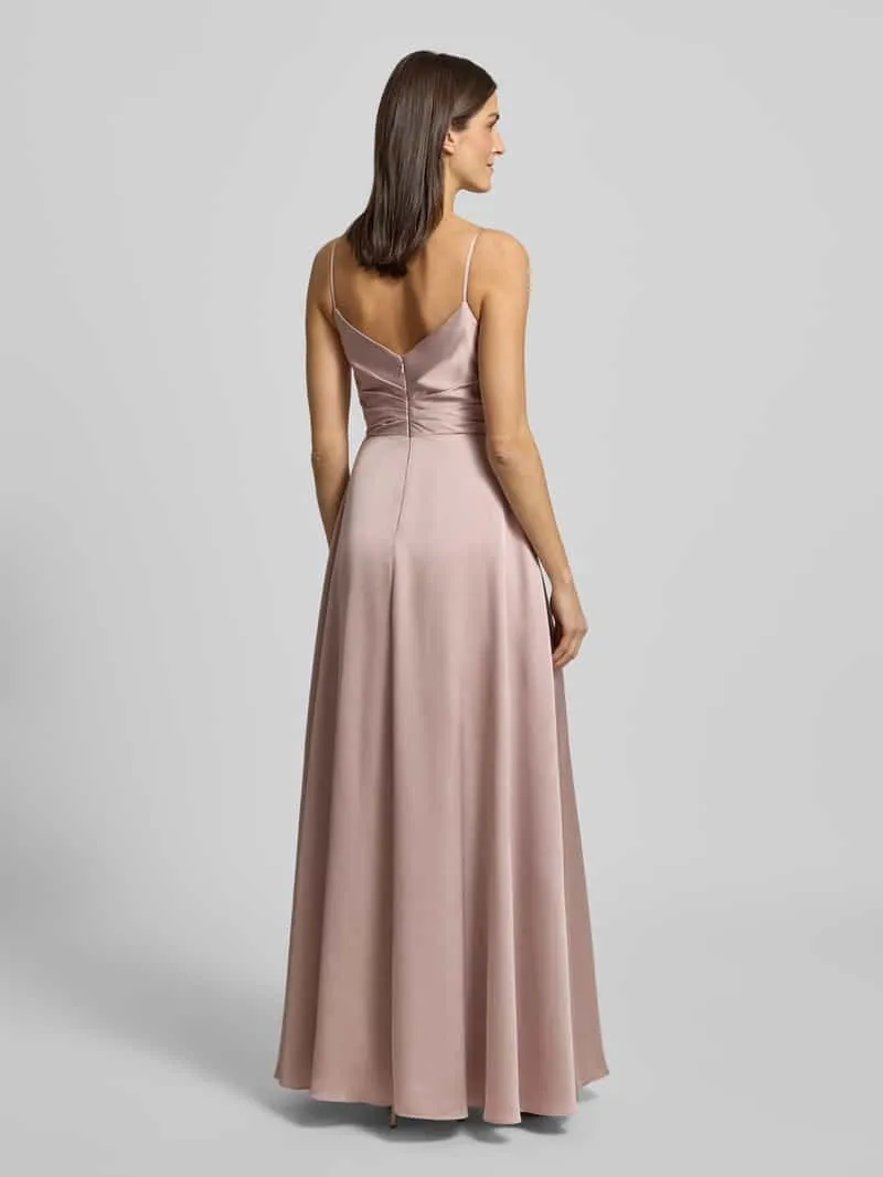LUXUAR FASHION Avondjurk in wikkellook lila, foto 3