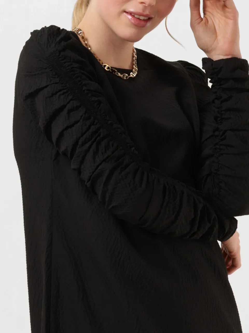 Notes Du Nord Dames Jurken Eve Midi Dress - Zwart, foto 4