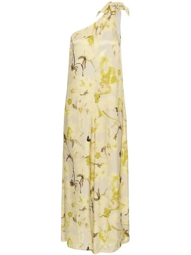 SOAKED IN LUXURY Damesjurk Soaked in Luxury Becca Loose fit french vanilla floral print
