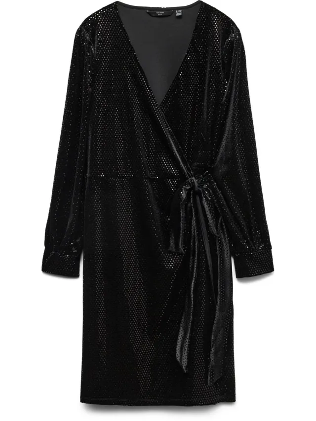 Vero Moda Curve Jurk VMCSENSA Korte jurk Black 1