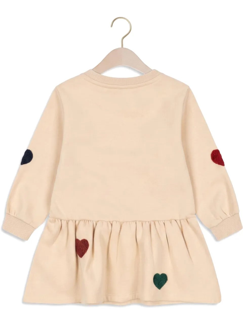 Konges Slojd Meisjes Jurken Lou Terry Sweat Dress - Beige, foto 2