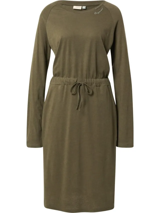 Ragwear jurk gamini Olijfgroen-Xs (34)